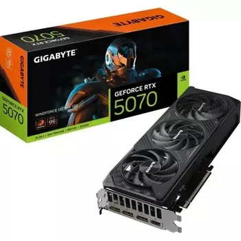 Видеокарта Gigabyte RTX5070 WINDFORCE OC SFF 12GB GDDR7 192bit 3xDP HDMI 3FAN RTL