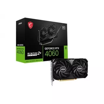 Видеокарта MSI RTX4060 VENTUS 2X BLACK 8GB OC (RTX 4060 VENTUS 2X BLACK 8G OC)