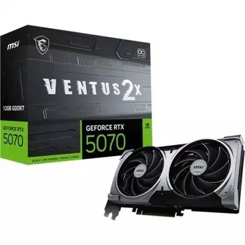 Видеокарта MSI RTX5070 VENTUS 2X OC 12GB GDDR7 192bit 3xDP HDMI 2FAN RTL