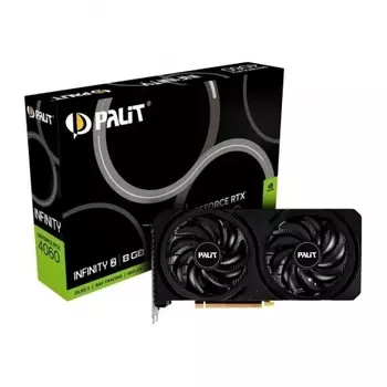 Видеокарта Palit NVIDIA GeForce RTX4060 INFINITY 2 (NE64060019P1-1070L)