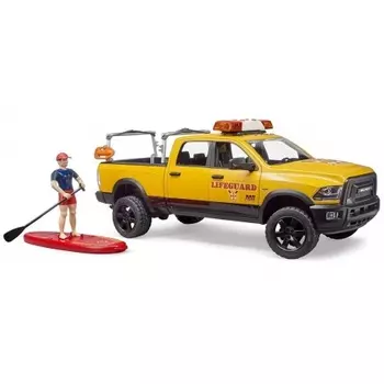 Внедорожник RAM 2500 спасательный с фигуркой, доской и звуковым модулем Bruder 02506