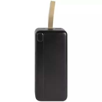 Внешний аккумулятор Red Line RP-68 (40000 mAh), с дисплеем и встроенными кабелями, черный