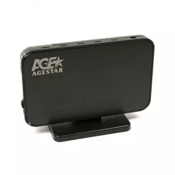 Внешний корпус для HDD AgeStar 3UB3A8-6G SATA II пластик черный 3.5"