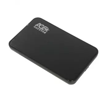 Внешний корпус для HDD/SSD AgeStar 3UB2A8-6G SATA III пластик/алюминий черный 2.5"