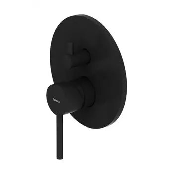 Встраиваемый смеситель для ванны и душа Damixa Scandinavian Pure 367100300 чёрный