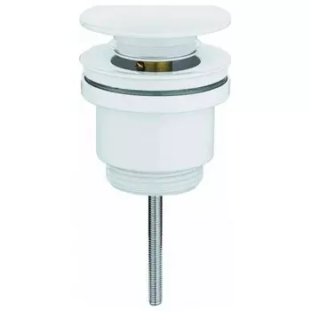 Выпуск без перелива HAIBA белый (HB68-8)