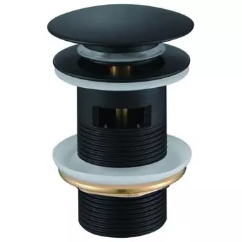 Выпуск с переливом HAIBA черный (HB67-7)