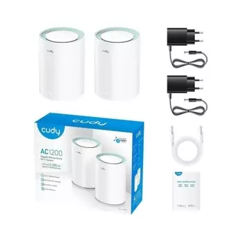 Wi-Fi Mesh роутер Cudy M1300 AC1200 (M1300(2-PACK)) White