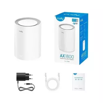Wi-Fi Mesh роутер Cudy M1800 AX1800 (1-PACK) White