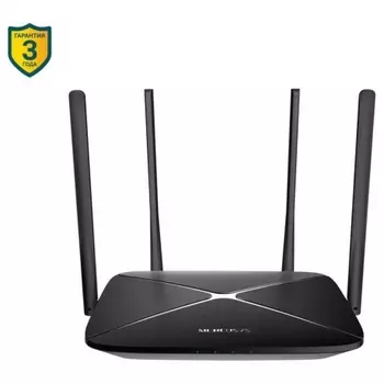 Wi-Fi роутер Mercusys AC12G черный