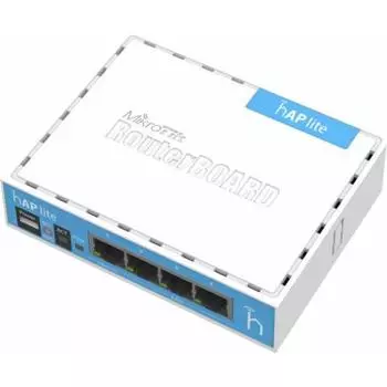 Wi-Fi роутер MikroTik hAP Lite RB941-2nD белый