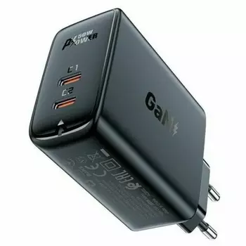Зарядное устройство ACEFAST A29 PD50W GaN USB-C+USB-C dual port charger (EU). Цвет: черный