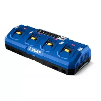 Зарядное устройство для LMS АКБ ЗУБР Turbo CHARGE, 20 В, 4 порта, 4 х 9 А, ПРОФЕССИОНАЛ (TC-20-4)