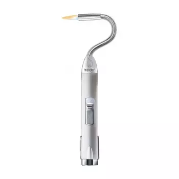 Зажигалка газовая Zippo Flex Neck, сталь, серебристая, 25x12x289 мм