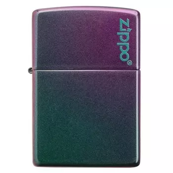 Зажигалка Zippo Classic с покрытием Iridescent, латунь/сталь, фиолетовая, матовая