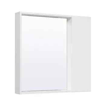 Зеркальный шкаф Runo белый Манхэттен 75 (00-00001045)