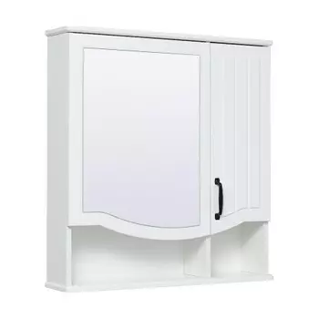 Зеркальный шкаф Runo белый Марсель 65 (00-00001202)