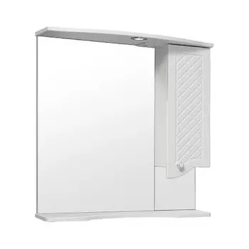 Зеркальный шкаф Runo правый Милано 75 (УТ000002098)