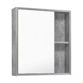 Зеркальный шкаф Runo серый бетон Эко 60 (00-00001186)