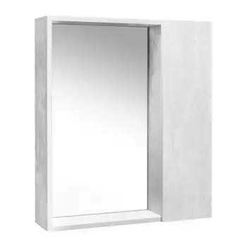 Зеркальный шкаф VIANT "Берлин" 60 правый/левый без света цемент 136х600х700 (VBER60C-ZSH)