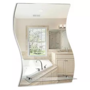 Зеркало без подсветки MIXLINE Волна 430*590 (525473)