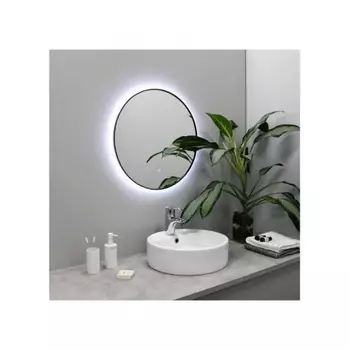 Зеркало FIXSEN с подсветкой LED круглое 70х70 см графит (FX-1070F)