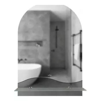 Зеркало MIXLINE "Амели" 390*585 с полкой (552587)