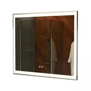 Зеркало MIXLINE "Минио" 800*700 (ШВ) сенсорный выключатель, светодиодная подсветка + подогрев (547052)