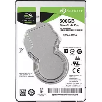 Жесткий диск Seagate BarraCuda 500Gb (ST500LM034)