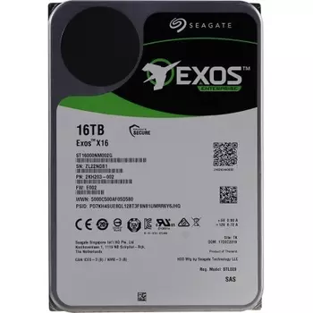 Жесткий диск Seagate Exos X16 16TB (ST16000NM002G)