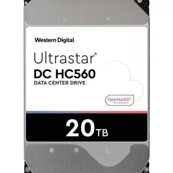Жесткий диск WD SATA-III 20TB 0F38785 WUH722020BLE6L4 Server Ultrastar DC HC560 (7200rpm) 512Mb 3.5"