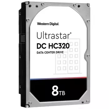 Жесткий диск WD SATA-III 8TB 0B36452 HUS728T8TALE6L4 Desktop Ultrastar DC HC320 (7200rpm) 256Mb 3.5"