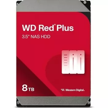 Жесткий диск WD SATA-III 8TB WD80EFPX NAS Red Plus (5640rpm) 256Mb 3.5"
