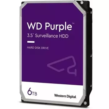 Жесткий диск Western Digital SATA 6Tb Purple (WD64PURZ)