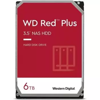 Жесткий диск Western Digital WD Red Plus 6 ТБ 3.5" (WD60EFPX)
