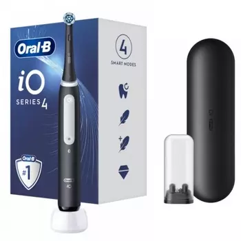 Зубная щетка Braun Oral-B iO Series 4 / IOG4.1B6.2DK Matt Black (Матово-черный) (Россия)