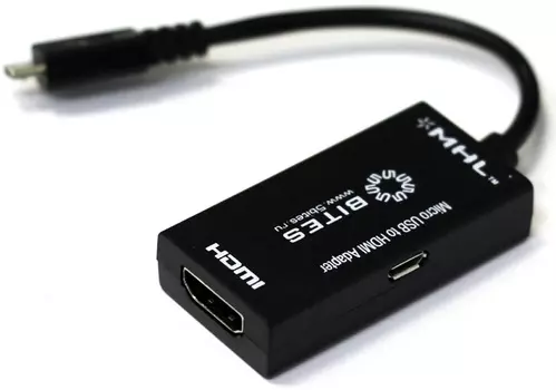 Адаптер 5bites Micro USB BM to HDMI/F + microUSB/BF (UA-HHFM-MHL)