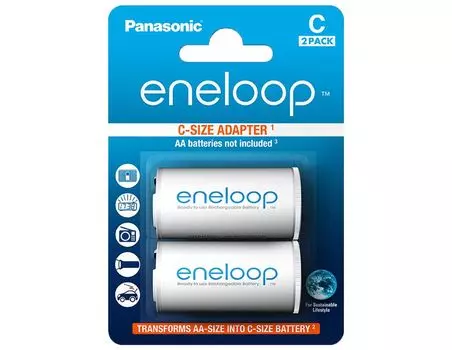 Адаптер Panasonic Eneloop BQ-BS2E/2E (2шт.)