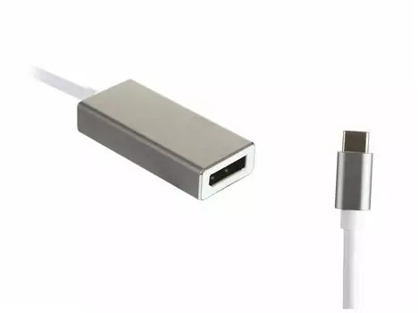 Адаптер Red Line c Type-C - DP (display port), серый