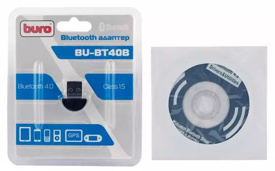 Адаптер USB Buro BU-BT40B черный