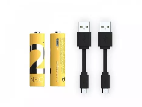 Аккумулятор AA Rombica NEO X2 (2шт), зарядка от USB
