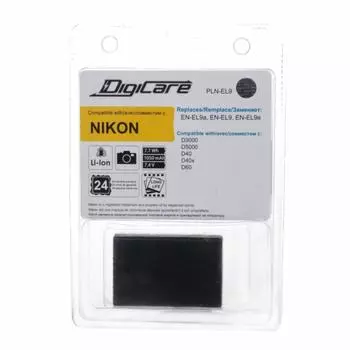 Аккумулятор DigiCare PLN-EL9 / EN-EL9a, EN-EL9 для D3000, D5000, D60