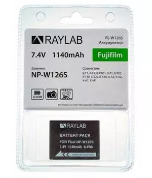 Аккумулятор Raylab RL-W126S 1140мАч