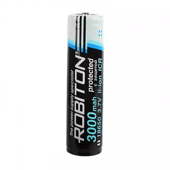 Аккумулятор Robiton 18650 3000 mAh 5,9A с защитой (Samsung Li-ion)