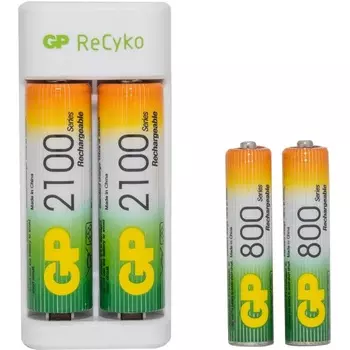 Аккумулятор + зарядное устройство GP PowerBank Е211 AA/AAA NiMH 2100mAh (4шт)