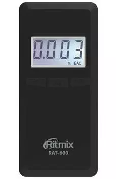 Алкотестер Ritmix RAT-600 электрохимический датчик