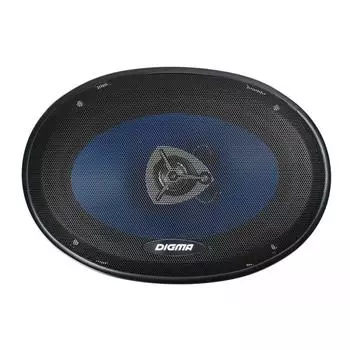Автоакустика Digma DCA-B693 300Вт 90дБ 4Ом 15x23см (6x9дюйм) (ком.:2кол.) коаксиальные трехполосные