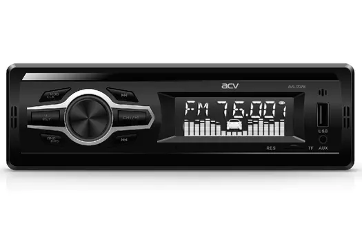 Автомагнитола ACV AVS-1702W 1din/Белая/USB/SD/FM/4*15/корпус 36мм