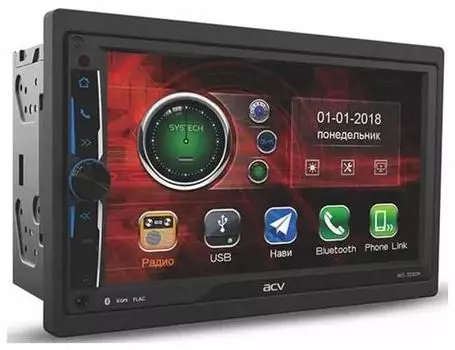 Автомагнитола ACV WD-7030N 2din GPS мультимедиа 7"