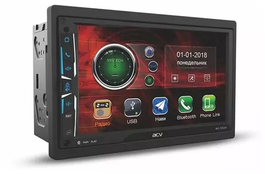 Автомагнитола ACV WD-7050N 2din GPS мультимедиа 7"
